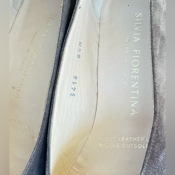 Italian Suede Leather Loafers Size 6.5, good used condition, Dark Brown, NICE - Picture 11 of 14